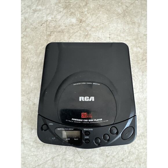 RCA RP-7916A Portable Compact Disc Player Bass Boost Tested No Headphones - Picture 1 of 5